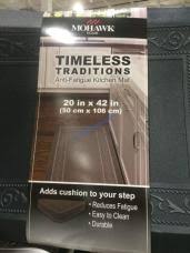 By suspending your body weight, joint strain is significantly reduced and this also promotes better posture and circulation. Mohawk Home Timeless Tradition Kitchen Mat 20 X 42 Costcochaser