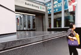 Bukit bintang mrt station is an underground mrt station that is located in bukit bintang, a shopping hub in the kuala lumpur golden triangle commercial district. Fury Over Vandalised Mrt Stations