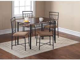 The century furniture augustine metal dining table with tempered glass is available for order in the 10 chicago area locations in illinois and merrillville, indiana area from collection: Amazon Com Mainstays 5 Piece Wood And Metal Dining Set Espresso Table Chair Sets