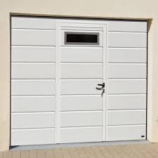 Pour les utilisateurs d'un appareil tactile, explorez en appuyant ou en balayant. Porte De Garage Sectionnelle Avec Portillon Pas Cher