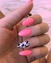 3.5 out of 5 stars 2 ratings. Pink Cow Print Design On Acrylic Nails Sydney Cline Acrylicnailspink Nail Types