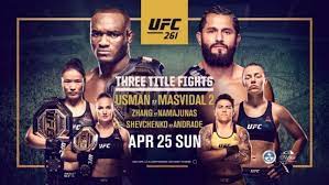 By mookie alexander @mookiealexander jul 1, 2021, 7:00pm edt share this story Ufc 261 Full Fight Card Three Champions Two Former Champions And One Bmf Firstsportz