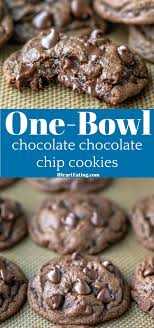 Easy Chocolate Chocolate Chip Cookies I Heart Eating Recipe In 2020 Chocolate Chip Recipes Chocolate Cookie Recipes Cookies Recipes Chocolate Chip