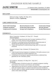 Engineering Resume Sample Chegg Careermatch