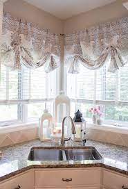 How To Make No Sew Curtain Valances Styled With Lace Kitchen Curtains And Valances Sewing Curtains Valance Farmhouse Kitchen Curtains