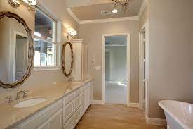 Avoid the use of a dominant white in your flooring. Bone Bathroom Fixtures Bathroom Fixtures