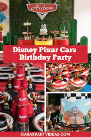 The easiest way to decorate the car for under $5 is to use plastic tablecloths. Kara S Party Ideas Disney Pixar Cars Birthday Party Kara S Party Ideas