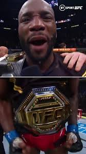 "LOOK AT ME NOW! POUND-FOR-POUND. HEADSHOT. DEAD!" 🥶 Celebrating the  champ, Leon Edwards