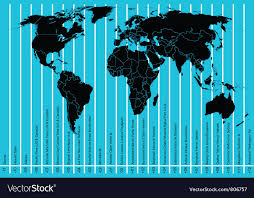 World Map And Time Zones