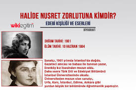 Halide Nusret Zorlutuna Kimdir Hayati Edebi Kisiligi Eserleri Edebiyat Biyografi Yazar