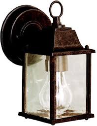 Dark sky outdoor sconces provide the necessary illumination without contributing to light pollution and. Kichler 9794tz Barrie Cast Aluminum Outdoor Wall Sconce Lighting 100 Total Watts Tannery Bronze Buy Online In Bahamas At Bahamas Desertcart Com Productid 1217202