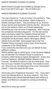 Here are nine things you need to know about him. Did Marlin Firearms Just Get Bought And Closed By George Soros Open Carry Full30
