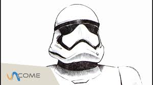 Trasformare le foto in disegni. Disegni Star Wars Stormtrooper Youtube