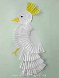 Bird Arts And Crafts For Kids Cupcake Case Collage Cockatoo Animal Crafts For Kids Bird Crafts Animal Crafts