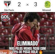Domingo, 9 de maio de 2021. Eliminado Pelo Mirassol Sao Paulo Sofre Com As Zoeiras Dos Rivais Veja Memes Galerias