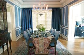 Whether you love the polished the blue and white color palette for the living room is a classic that never fails. 15 Blue Drapes And Curtain Ideas For A Stunning Modern Interior