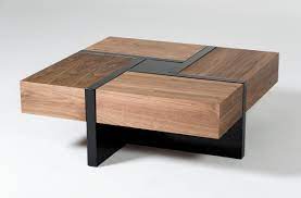 From glass, marble, and wood to coffee tables with storage — we've got options for whatever look you're pining for. Modrest Makai Modern Walnut Black Square Coffee Table