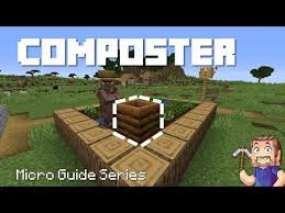 Composter Micro Guide Youtube In 2020 Composter Guide Minecraft