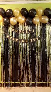Black And Gold Backdrop Decoration Gold Yellow And Black Foil Photo Backdrop 40th Birthday Decorations 30th Birthday Decorations Graduation Party Decor