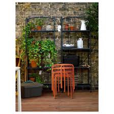 Lacko Shelving Unit Outdoor Gray Ikea Small Balcony Decor Garden Shelves Outdoor