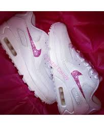 Nike Air Max 90 Crystal Candy Pink White Trainer Recently Very Popular Hot A New Style Very Suitable For Girls Nike Air Max Pink Nike Air Max Nike Air Max 90