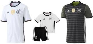 Geschichte der fußball deutschland trikots. Fur Kids Em 2016 Deutschland Trikot In Kindergrossen Fooneo Fussball