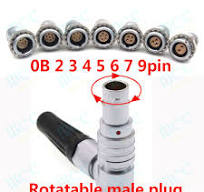 FSG/EGG 0B 2-9 Pin Push-pull Self-Locking Connector For Industrial Camera  Sound