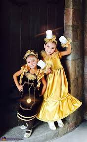 Beauty was also the first animated film ever nominated for best picture. Cogsworth And Lumiere Girls Costume
