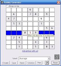 Here is a free sudoku generator that can generate puzzles of varying. Sudoku Generator Download You May Print Created Sudoku Grid Or Play On Computer Screen