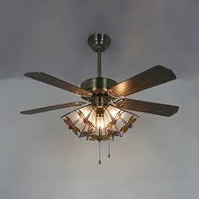 Ceiling fans with lights, remote control low profile ceiling fan for indoor living room bedroom home, 44 inch rustic flush ceiling fan with 4 blades, reversible motor, 3 timers, 3 cct, 6 speed, silver. Antique Dragonfly Led Ceiling Fan Metal 3 Heads 42 Inch Brown Semi Flush Mount Light With 4 Blade For Bedroom Hl535390 Buy At The Price Of 200 99 In Beautifulhalo Com Imall Com