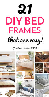 Upholstered bed frame (king size). 21 Awesome Diy Bed Frames You Can Totally Make Posh Pennies