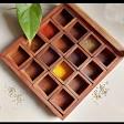 Spices wooden box