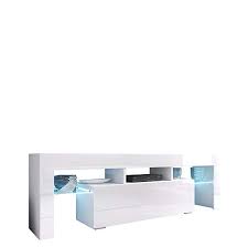 mirjan24 tv board lowboard toro 138 tv lowboard mit grifflose offnen unterschrank sideboard mediaboard fernseh fernsehschrank unterschrank led beleuchtung