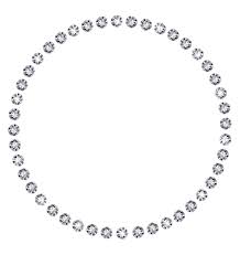 Diamond Round Border Png Transparent Image Bordes Y Marcos Diamantes Redondos Marcos