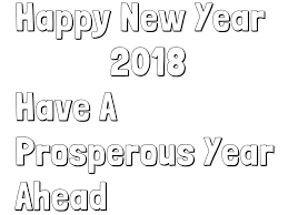 There is a super fun coloring page to color with lots of fireworks, party hats and other fun things. Printable New Year 2018 Coloring Pages