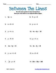 Graphing Linear Equations With Color Worksheet Graphing Linear Equations Linear Equations Equations