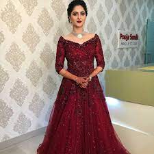 Indian Party Gowns Dresses Bride Reception Dresses Gown Party Wear Engagement Gowns Bridal Shower Indian Party Gowns Indian Wedding Gowns Engagement Gowns