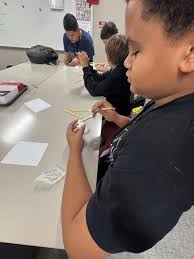 🎨🎁 Brewer Middle School sixth graders in Rachel Amrine's class learned  new skills in art while creating handmade Christmas presents for their  families. Students sewed handmade ornaments, painted holiday scenes, and  made