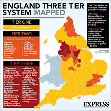 These are the areas in tier two and three from. Tier 3 Map 98 7 Percent Of England In Tiers 2 And 3 Next Week Who Is In Tier 3 Uk News Express Co Uk