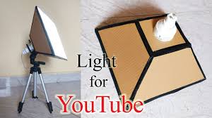 How To Make Lighting Softbox At Home For Youtube And Photography Cardboard Light Diffuser Youtube