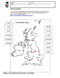 British Isles Map British Isles Map British Isles Map Worksheets