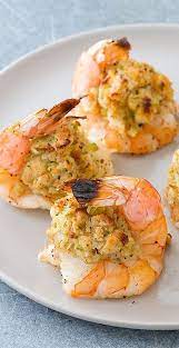 Oven Baked Stuffed Shrimp Recipe Magic Skillet Recipe Seafood Dinner Recipes Seafood Recipes
