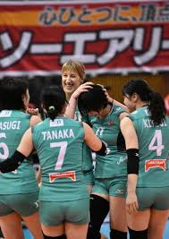 The japan volleyball organization (v. Worldofvolley Japan Women S V League First Day Of Final Six