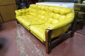 Find colored vinyl records by color. Vintage Mid Century Modern 3 Seat Gold Vinyl Sofa From Lincoln Antique Mall Of Chicago Il Attic