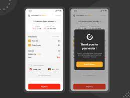 Food Delivery App Payment Process Food Delivery App Food App Delivery App