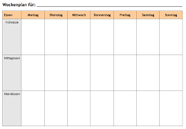 Etwas bearbeiten, bearbeitete, hat bearbeitet. Wochenplan Vorlage Kostenlos Als Word Oder Pdf Downloaden Vorlagen Muster