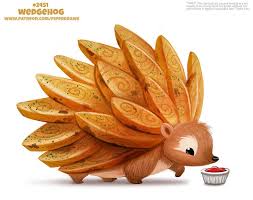 Daily Paint 2451 Wedgehog Piper Thibodeau On Artstation At Https Www Artstation Com Artwor Cute Animal Drawings Kawaii Cute Animal Drawings Animal Drawings