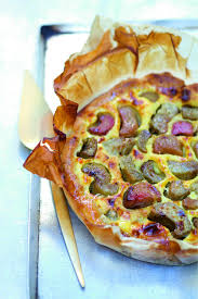 Tarte A La Rhubarbe Par Julie Andrieu Recette Tarte Rhubarbe Rhubarbe Recette De Julie