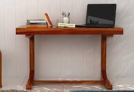 To Provide A Classic Touch To Your Home Study Area Buy Enric Study Table In Honey Finish It S Beautiful Folding Study Table Study Table And Chair Study Table