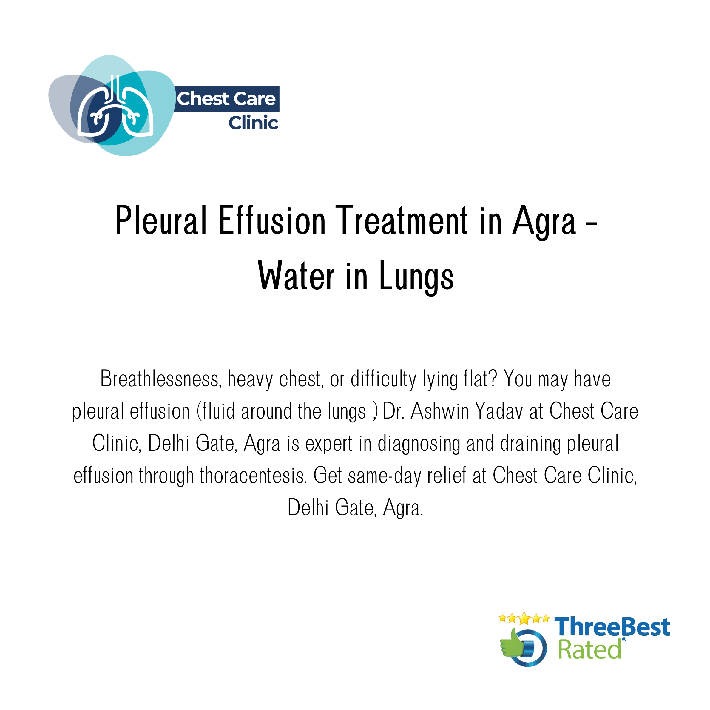 Pleural Effusion Treatment in Agra – Water in Lungs product image